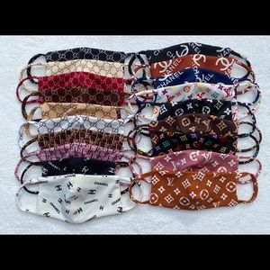 Washable face mask, Designer inspired face mask